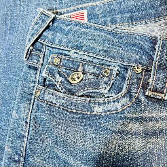 True Religion jeans Disco Joey Flare jeans mid rise Little stretch Size 29 - Picture 8 of 15